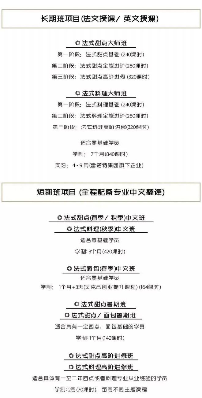 留学面对面 想学习法式甜点、料理、面包吗米乐M6 M6米乐？快来Pick这所厨艺学校！(图7)